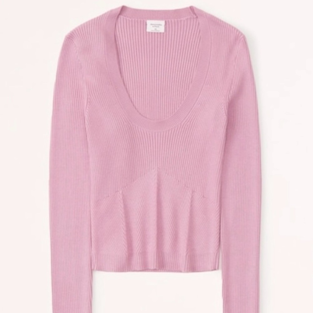 Abercrombie scoop neck sweater small